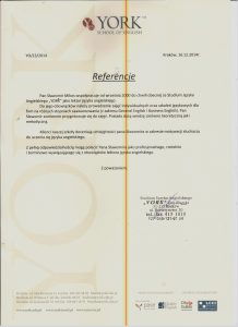 referencje Mikos Sławomir
